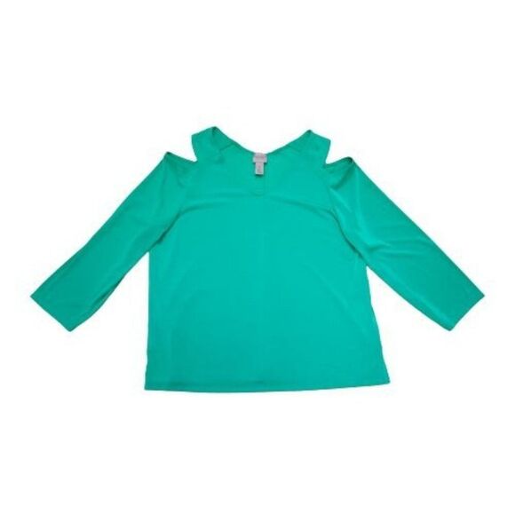 Chico's Tops - Chico's cold shoulder top shirt - Size 2